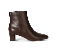 Lauren Ralph Women's Demi Burnished Leather Booties
