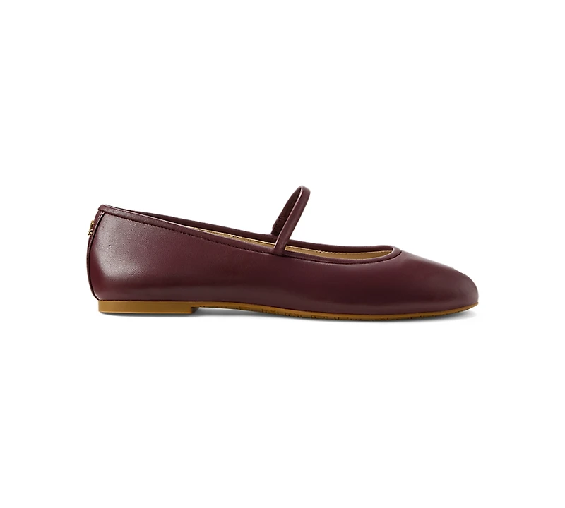 Lauren Ralph Women's Jayna Mary Jane Flat