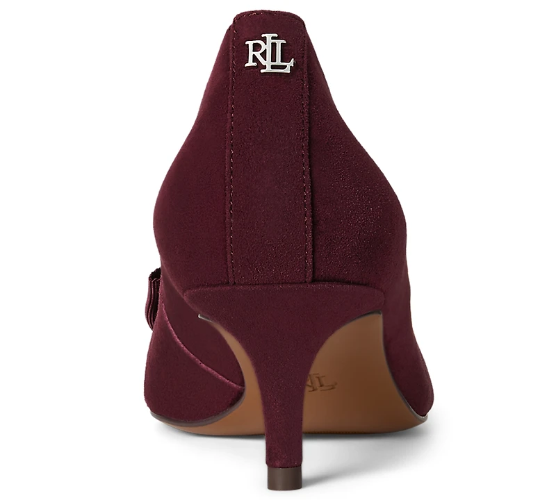 Lauren Ralph Women's Adrienne Suede Bow Pump