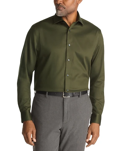 Calvin Klein Men's Steel Plus Regular Fit Dress Shirt