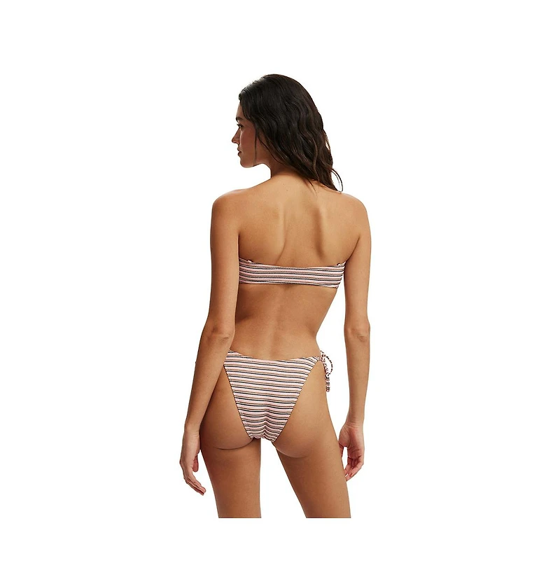 Cotton On Women's Ring Front Bandeau Bikini Top