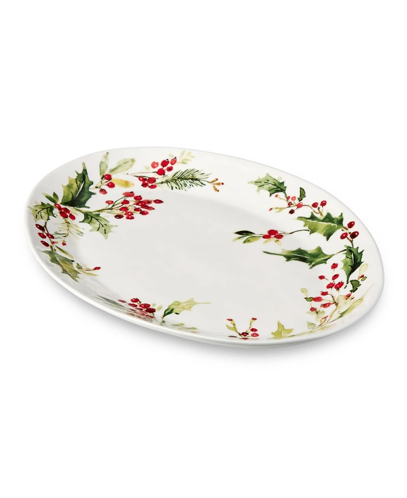 Certified International Holly Vines Oval Platter