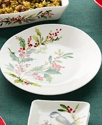 Certified International Holly Vines Dinner Plates, Set of 4