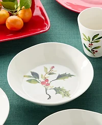 Certified International Holly Vines Dinner Bowls, Set of 4