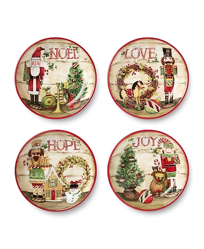 Certified International Nutcracker Parade Soup Bowls, Set of 4