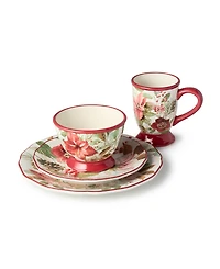 Certified International Winter Blooms 16-Pc. Dinnerware Set, Service for 4