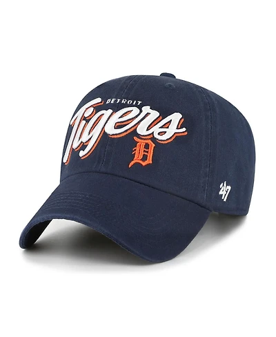 '47 Brand Women's Navy Detroit Tigers Ariana Clean Up Adjustable Hat