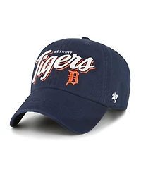 '47 Brand Women's Navy Detroit Tigers Ariana Clean Up Adjustable Hat