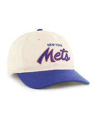 '47 Brand Men's Natural New York Mets Crosstown Franchise Fitted Hat