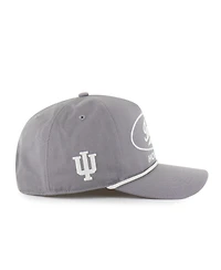 '47 Brand Men's Gray Indiana Hoosiers Contemporary Basics Foundational Rope Hitch Adjustable Hat