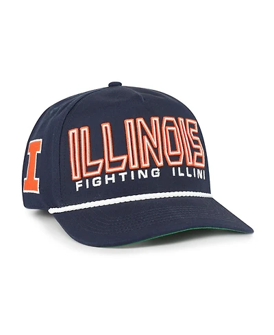 '47 Brand Big Boys and Girls Navy Illinois Fighting Illini Byline Hitch Adjustable Hat