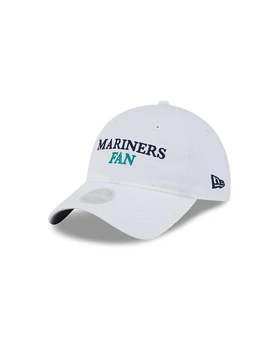 New Era Women's White Seattle Mariners Team Fan 9TWENTY Adjustable Hat