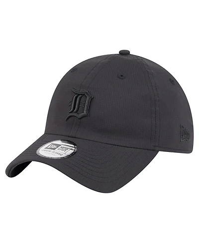 New Era Men's Black Detroit Tigers Ripstop Casual Classic Adjustable Hat