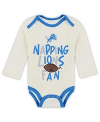 Outerstuff Baby Boys and Girls 3-Piece Detroit Lions Little Champ Set