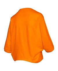 Pressbox Women's Tennessee Orange Volunteers Midi Arch Over Logo Oversized T-Shirt