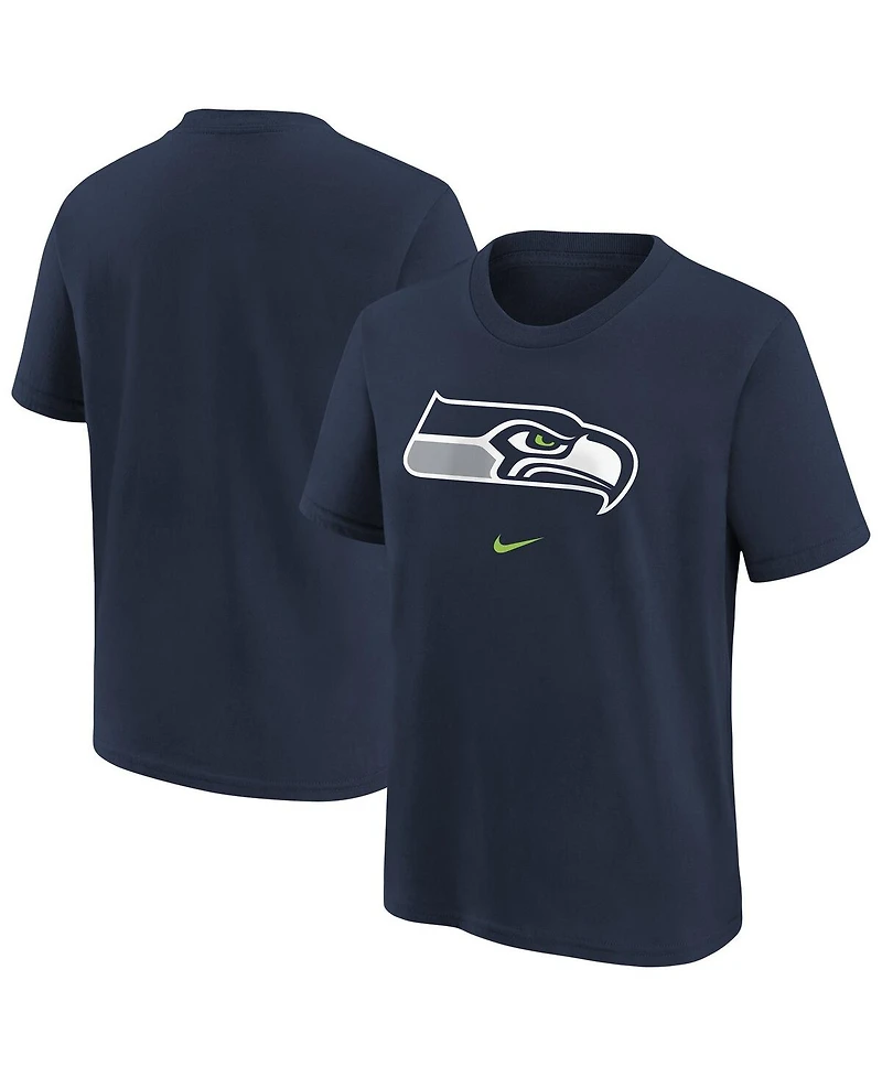 Nike Big Boys and Girls College Navy Seattle Seahawks Primary Logo Legend T-Shirt