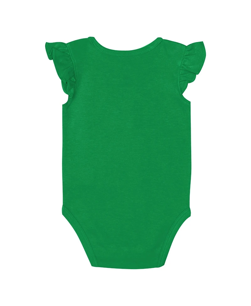 Outerstuff Baby Boys and Girls 2-Piece Navy/Green Notre Dame Fighting Irish Little Sunshine Bodysuit Set