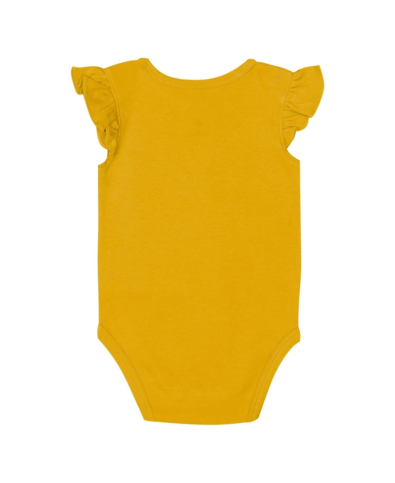 Outerstuff Baby Boys and Girls 2-Piece Green/Yellow Oregon Ducks Little Sunshine Bodysuit Set