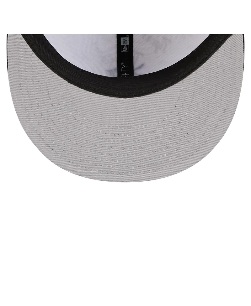 New Era Men's White/Navy Detroit Tigers Repeat 59FIFTY Fitted Hat