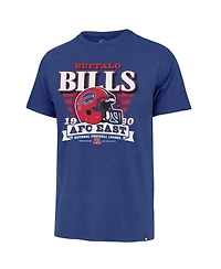 '47 Brand Men's Royal Buffalo Bills Stripe Splash Franklin Throwback T-Shirt