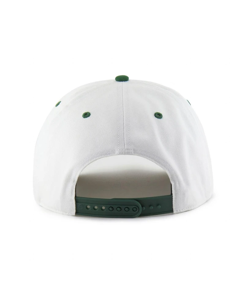 '47 Brand Men's White/Green New York Jets Roscoe Two-Toned Hitch Adjustable Hat