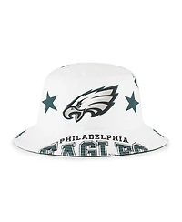 '47 Brand Women's White Philadelphia Eagles Energize Bucket Hat