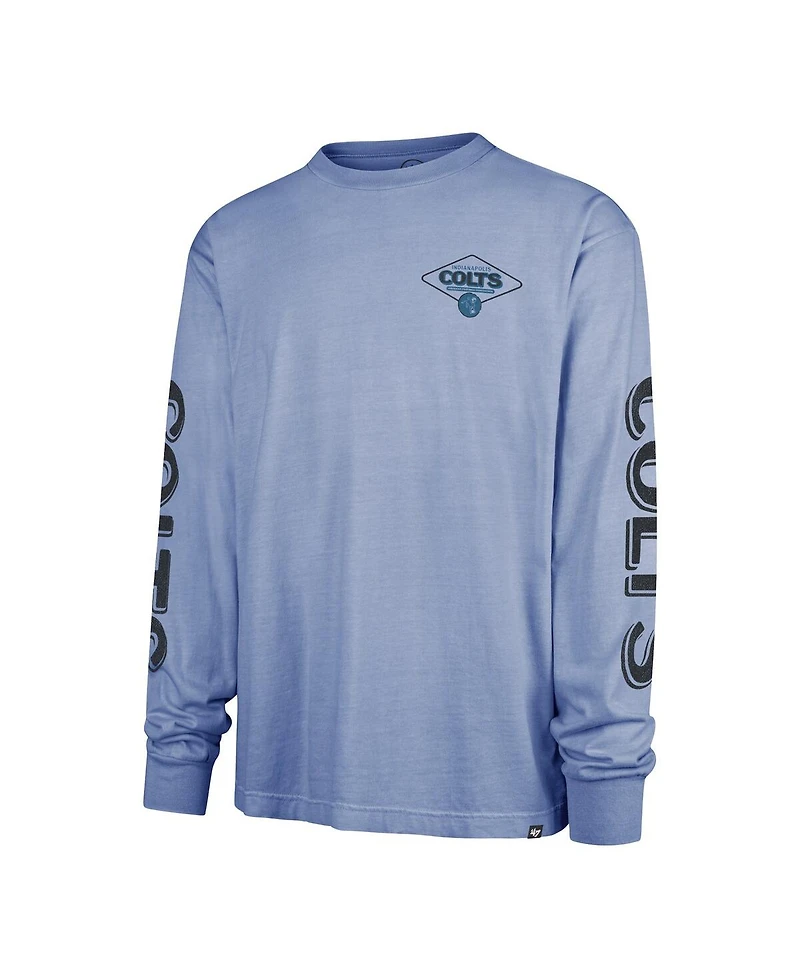 '47 Brand Men's Royal Indianapolis Colts Cairn Ravine Foundation Throwback Long Sleeve T-Shirt