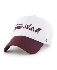 '47 Brand Men's White Texas A&M Aggies Contemporary Basics Foundation Clean Up Adjustable Hat