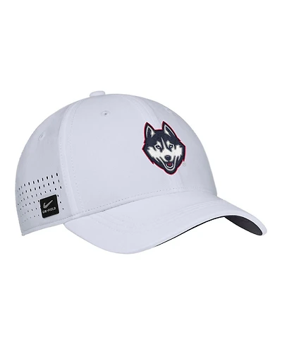 Nike Men's White UConn Huskies 2025 On-Field Performance Flex Hat