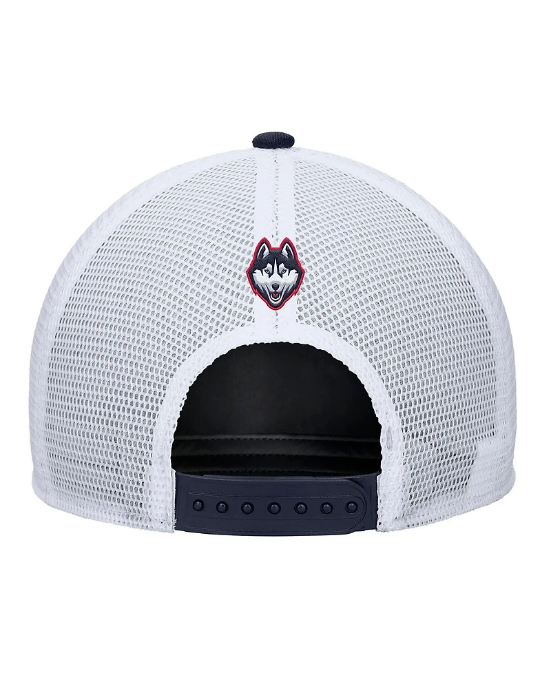 Nike Men's Navy UConn Huskies 2025 On-Field Rise Trucker Adjustable Hat
