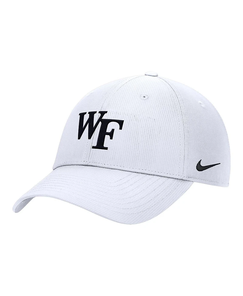 Nike Men's White Wake Forest Demon Deacons 2025 On-Field Club Performance Adjustable Hat