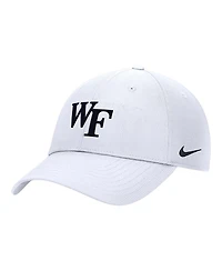 Nike Men's White Wake Forest Demon Deacons 2025 On-Field Club Performance Adjustable Hat