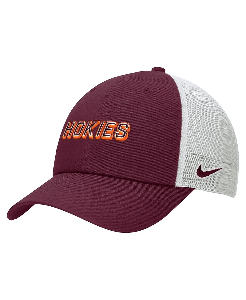 Nike Men's Maroon Virginia Tech Hokies On-Field Club Adjustable Trucker Hat