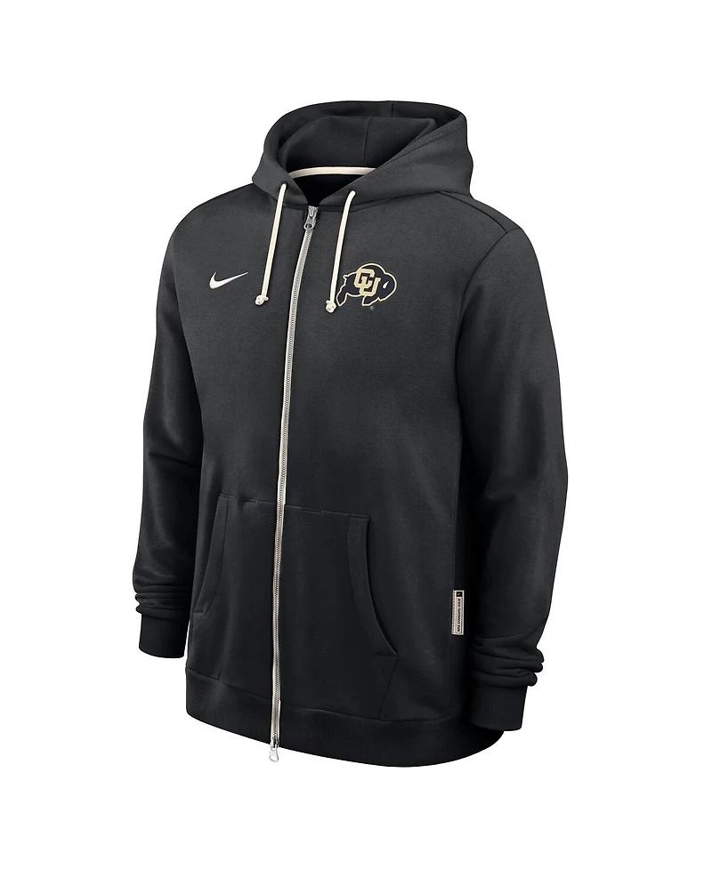 Nike Men's Black Colorado Buffaloes 2025 Sideline Performance Full-Zip Hoodie
