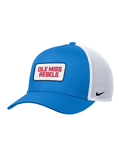 Nike Men's Powder Blue Ole Miss Rebels 2025 On-Field Rise Trucker Adjustable Hat