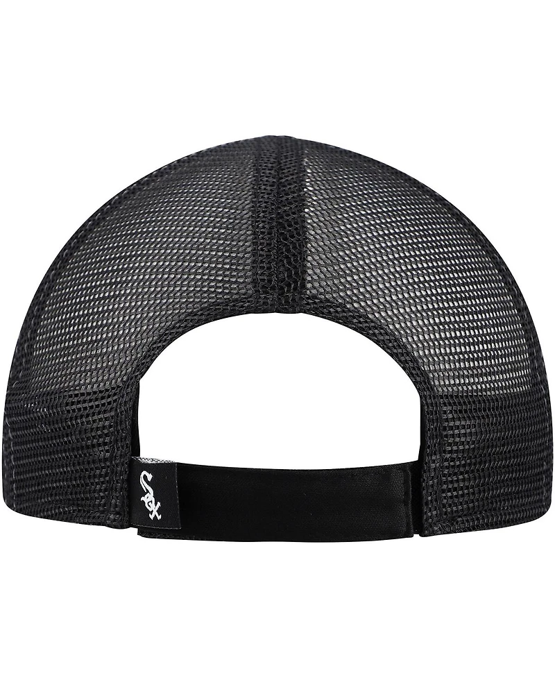 New Era Toddler White/Black Chicago White Sox Painted A-Frame 9FORTY Trucker Adjustable Hat