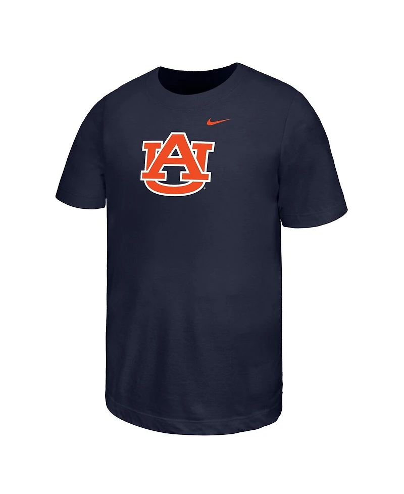 Nike Big Boys and Girls Navy Auburn Tigers Core T-Shirt