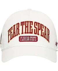 '47 Brand Men's White Florida State Seminoles Local Arch Hitch Snapback Hat