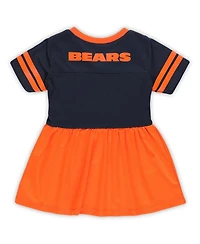 Outerstuff Girls Toddler Navy Chicago Bears Stadium Lights Fashion Jersey Dress