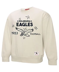 Fanatics Women's Cream Philadelphia Eagles Plus Shooting Star Pullover Sweatshirt
