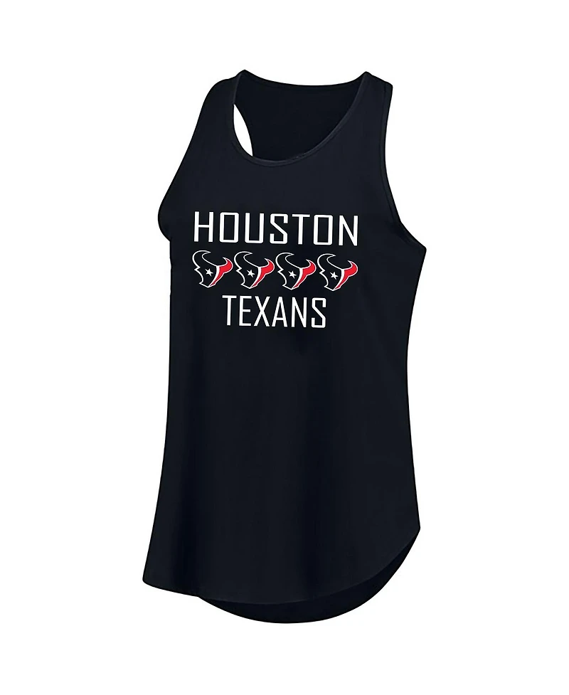 Fanatics Women's C.j. Stroud Navy Houston Texans Plus Name Number Tank Top