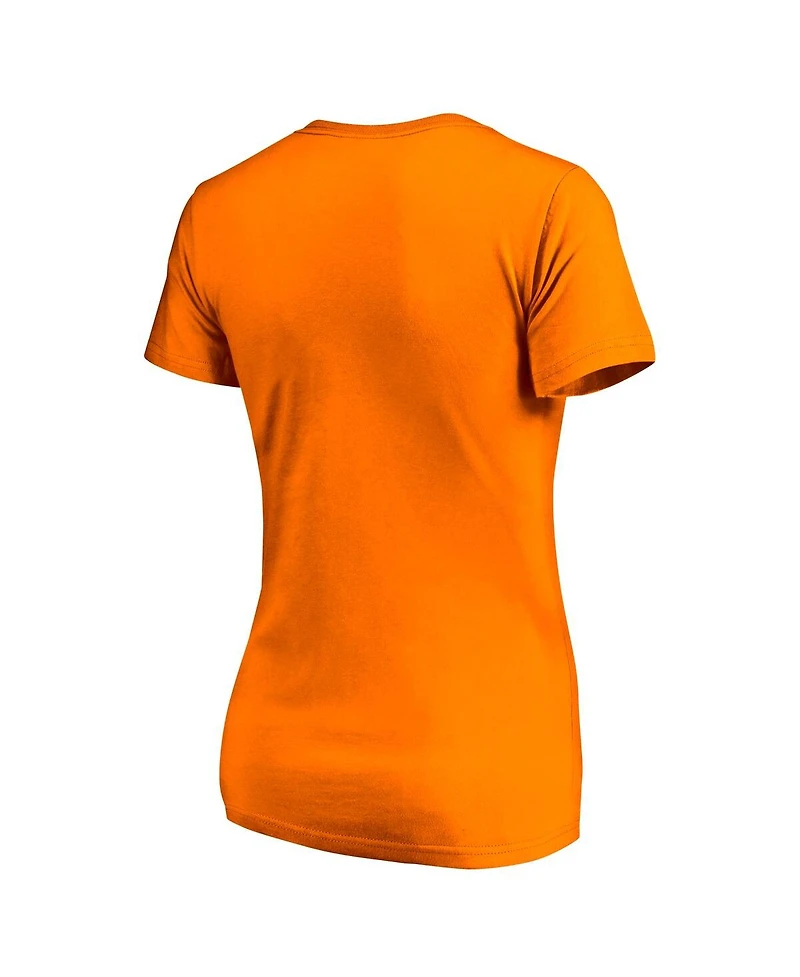 Fanatics Women's Tennessee Orange Volunteers Plus Lean Scoop Neck T-Shirt