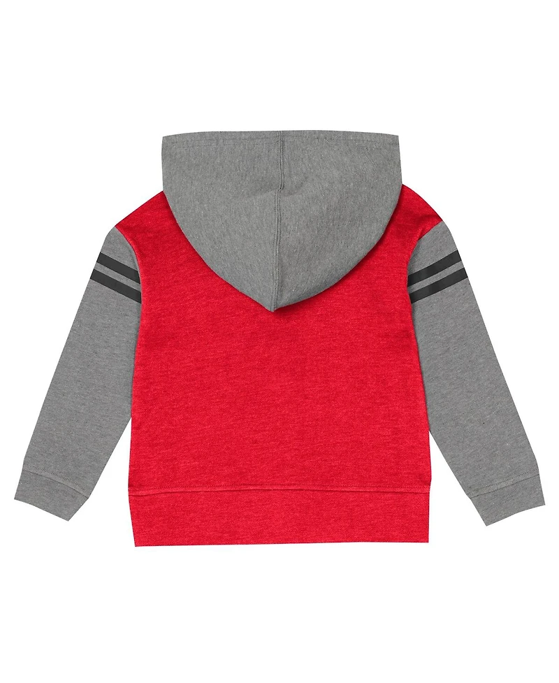 Outerstuff Baby Boys and Girls Scarlet Ohio State Buckeyes Clubhouse Pullover Hoodie Legging Set