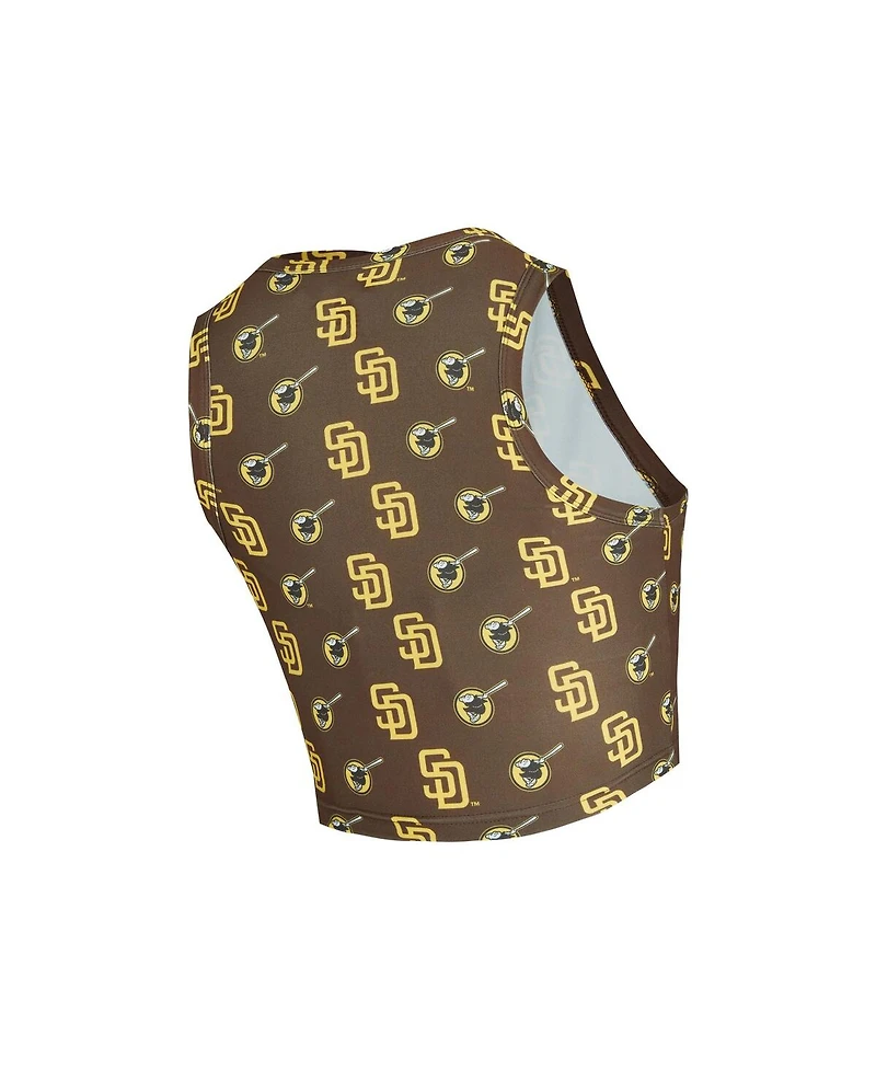 Concepts Sport Women's 2-Piece Brown San Diego Padres Knit Tank Top and Skort Set