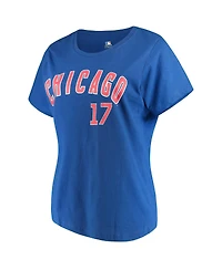 Majestic Women's Kris Bryant Royal Chicago Cubs Name Number T-Shirt