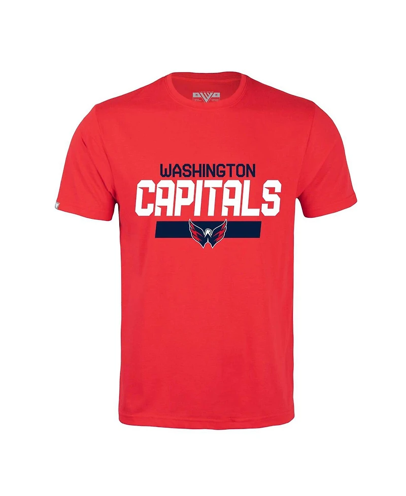 Levelwear Men's Alexander Ovechkin Red Washington Capitals Richmond Player Name Number T-Shirt