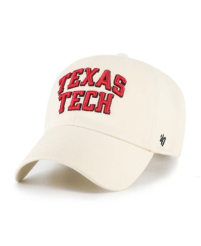 '47 Brand Men's Sand Texas Tech Red Raiders Clean Up Adjustable Hat