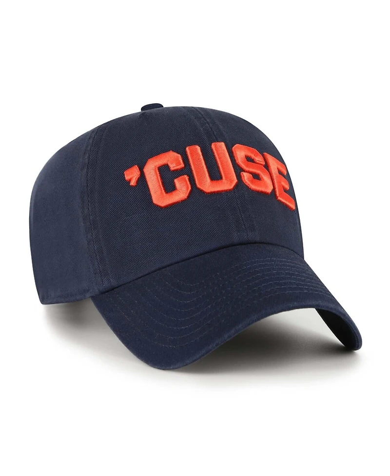 '47 Brand Men's Navy Syracuse Orange Clean Up Adjustable Hat