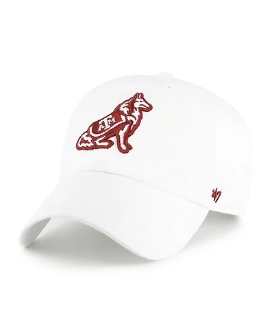 '47 Brand Men's White Texas A&M Aggies Clean Up Adjustable Hat