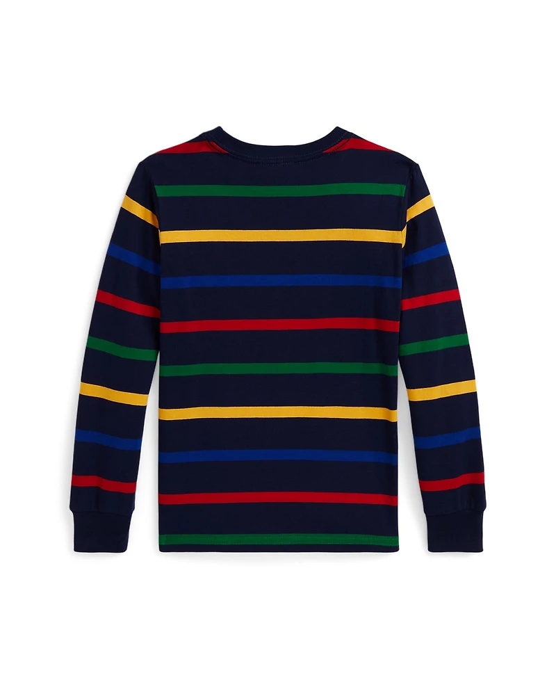 Polo Ralph Lauren Toddler and Little Boys Striped Long Sleeve T-Shirt